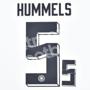 UEFA Euro 2024 Germany Home Name Number Set #5 HUMMELS Repro