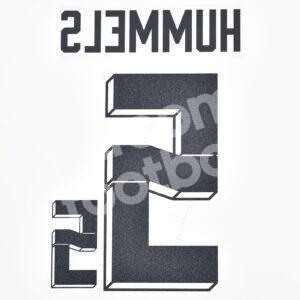 UEFA Euro 2024 Germany Home Name Number Set #5 HUMMELS Repro - Image 3