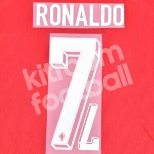UEFA Euro 2024 Portugal Home Name Number Set #7 Cristiano RONALDO Repro