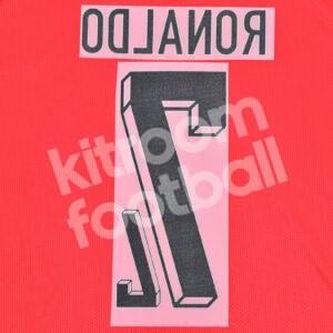 UEFA Euro 2024 Portugal Home Name Number Set #7 Cristiano RONALDO Repro - Image 3