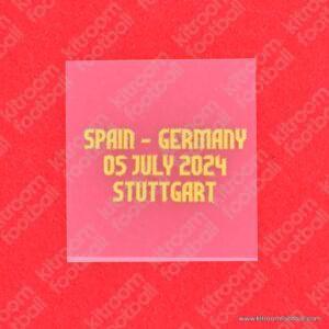 EURO 2024 Spain Match Details MDT Patch Home vs Germany Repro - Image 3