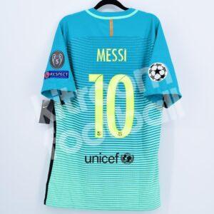 2016-17 Barcelona Player Issue Third Shirt #10 MESSIChampions League ( Size XL)