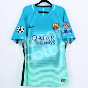 2016-17 Barcelona Player Issue Third Shirt #10 MESSIChampions League ( Size XL) - Image 3