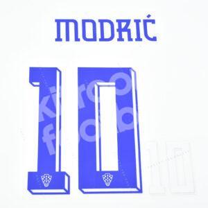 UEFA Euro 2024 Croatia Home Name Number Set #10 MODRIC Repro