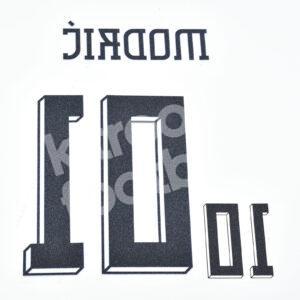 UEFA Euro 2024 Croatia Home Name Number Set #10 MODRIC Repro - Image 3
