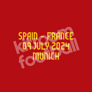 EURO 2024 Spain Match Details MDT Patch Home vs France Repro