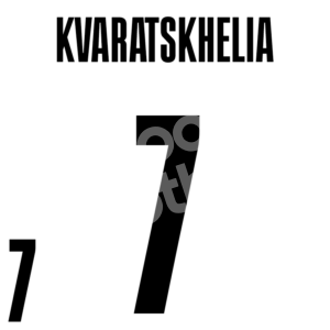 UEFA Euro 2024 Georgia Home Name Number Set #7 KVARATSHKELIA Repro