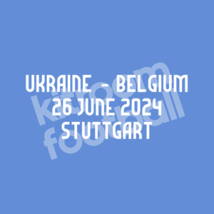 EURO 2024 Belgium Match Details MDT Patch Away vs Ukraine Repro