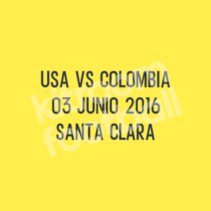 Copa America Centenario 2016 Colombia MDT Match Detail Patch vs USA Repro