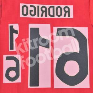 UEFA Euro 2024 Spain Home Name Number Set #16 RODRIGO Repro - Image 3
