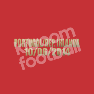 2014 Portugal Match Details MDT Patch Home vs Ireland Repro