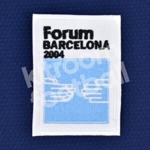 2003-04 Fc Barcelona Forum 2004 Patch Embroidered Repro v3