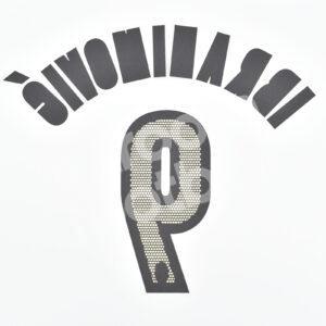 2004-06 Juventus Home Name Number Set #9 IBRAHIMOVIC Repro - Image 3