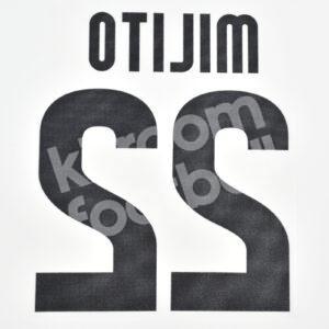 2009-11 Inter Milan Away Name Number Set #22 MILITO Repro - Image 3