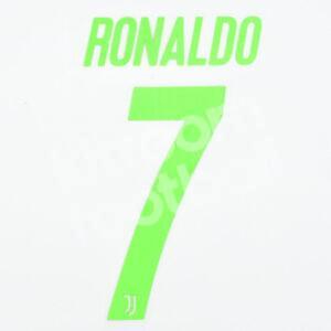 2019-20 Juventus "Palace" Name Number Set #7 RONALDO Repro