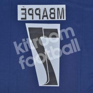2023-24 PSG Paris Home Name Number Set #7 MBAPPE Champions League Repro - Image 3