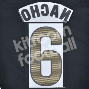 2023-24 Real Madrid Away Name Number Set #6 NACHO La Liga Repro - Image 3