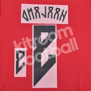 2024-25 Norway Home Name Number Set #9 HAALAND Repro - Image 3