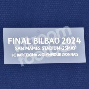 FC Barcelona Womens Final Champions League 2024 Patch MDT Repro - Image 1