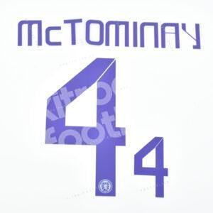 UEFA Euro 2024 Scotaland Away Name Number Set #4 McTOMINAY Repro