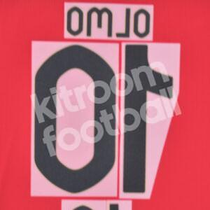 UEFA Euro 2024 Spain Home Name Number Set #10 OLMO Repro - Image 3