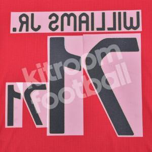 UEFA Euro 2024 Spain Home Name Number Set #17 Nico WILLIAMS JR Repro - Image 3