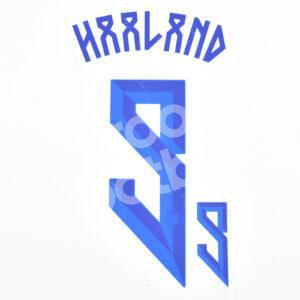 2024 Norway Away Name Set #9 HAALAND (Repro)