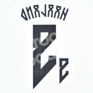 2024 Norway Away Name Set #9 HAALAND (Repro) - Image 3