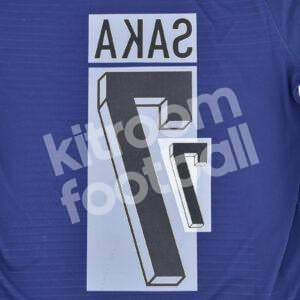 UEFA Euro 2024 England Away Name Number Set #7 SAKA Repro - Image 3