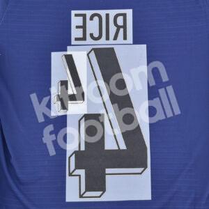 UEFA Euro 2024 England Away Name Number Set #4 RICE Repro - Image 3