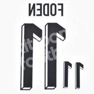 UEFA Euro 2024 England Home Name Number Set #11 FODEN Repro - Image 3