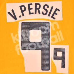 2010 Netherlands FIFA World Cup Name Number Set #9 van PERSIE Home Repro