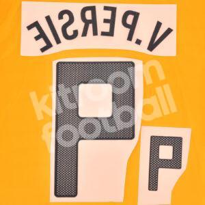 2010 Netherlands FIFA World Cup Name Number Set #9 van PERSIE Home Repro - Image 3