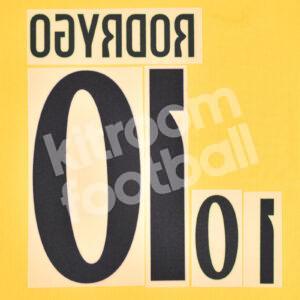 Copa America 2024 Brazil Home Name Number Set #10 RODRYGO Repro - Image 3
