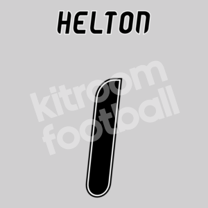 2010-11 FC Porto Goalkeeper Name Set #1 HELTON Europa Repro