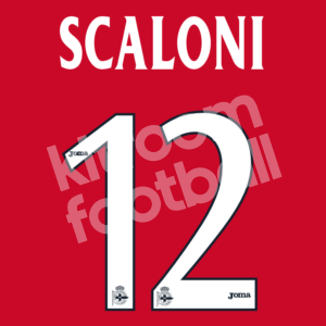2002-04 Deportivo La Coruña Away Name Number Set #12 SCALONI La Liga Repro