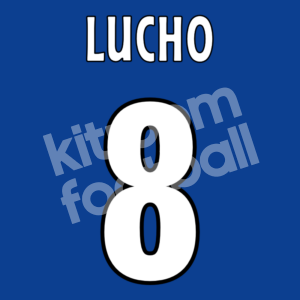 2007-08 FC Porto Home Name Set #8 LUCHO Gonzalez Champions League Repro