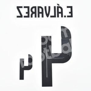 Copa America 2024 Mexico Away Name Number Set #4 Edson ALVAREZ Repro - Image 3