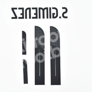 Copa America 2024 Mexico Away Name Number Set #11 Santiago GIMENEZ Repro - Image 3