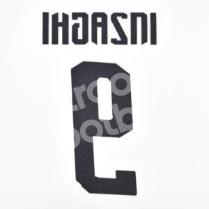 2007-08 AC Milan Away Name Number Set #9 INZAGHI Repro - Image 3