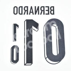 UEFA Euro 2024 Portugal Away Name Number Set #10 BERNARDO Silva Repro - Image 3