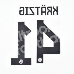 2023-24 Bayern Munich Third Name Number Set #41 KRATZIG Repro - Image 3