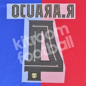 2024-25 Fc Barcelona Home Name Number Set #4 Ronald ARAUJO UCL Repro - Image 3