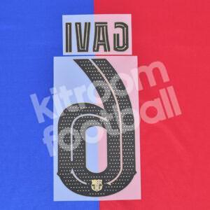 2024-25 Fc Barcelona Home Name Number Set #6 GAVI UCL Repro - Image 3