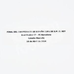 2014 Real Madrid Final Copa del Rey Match Details Patch MDT Repro - Image 3