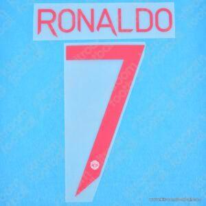 2021-22 Manchester United Away Premier League Name Number Set #7 RONALDO Repro