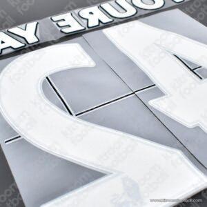 2010-11 Manchester City Name Number Set #42 TOURE YAYA Premier League Flock Repro - Image 2