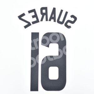 2007-08 Ajax Amsterdam Home Name Number Set #16 SUAREZ Repro - Image 3