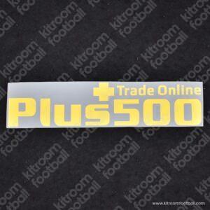 2016-17 Atletico Madrid PLUS 500 Trade Online Away Sponsor Patch Repro - Image 3