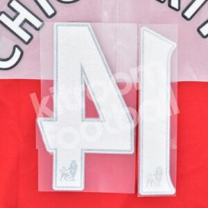 2010-13 Manchester United Home Name Number Set #14 CHICHARITO Premier League Repro - Image 3